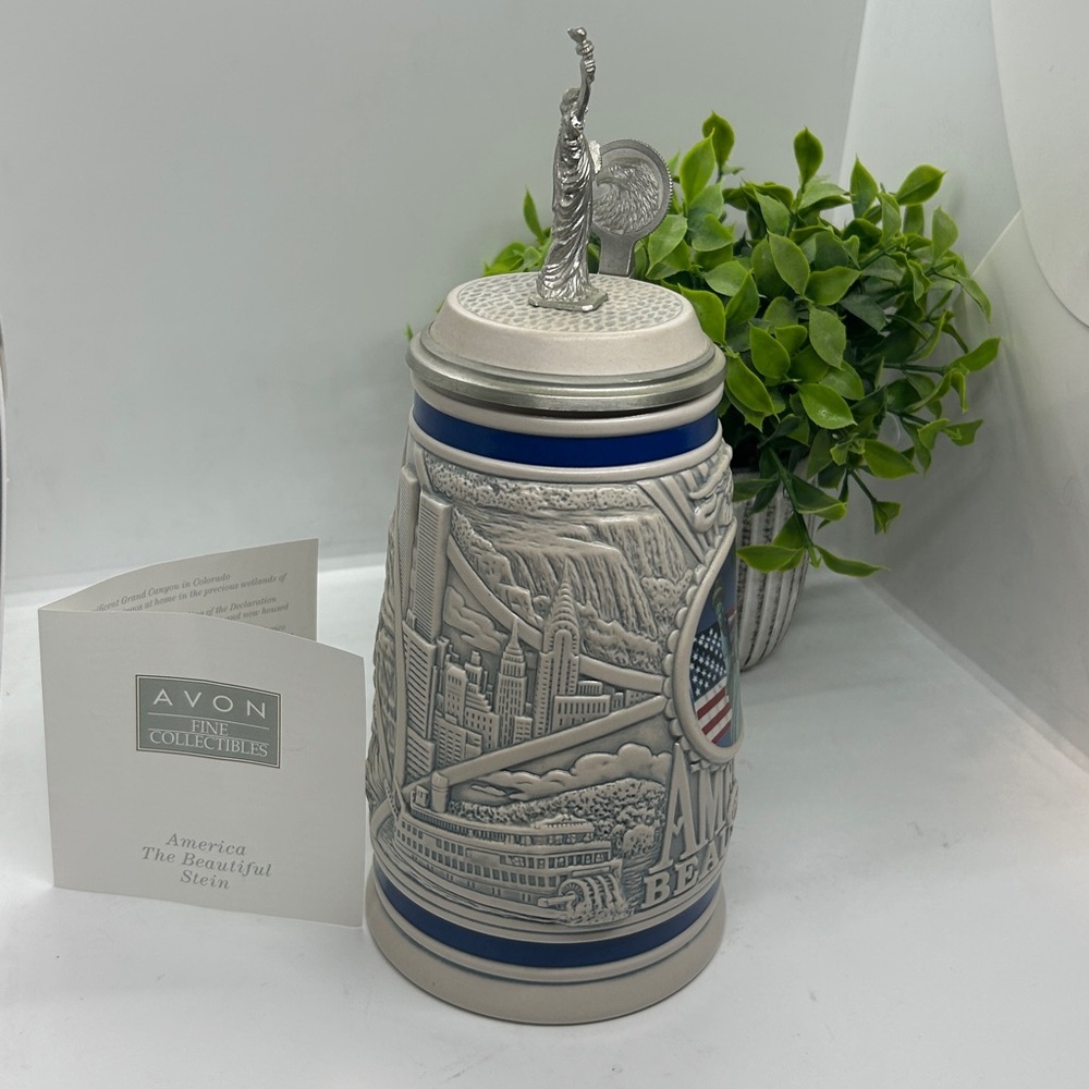 Vintage Avon 2002 America The Beautiful Beer Stein Avon Fine Collectibles #35446 - Picture 4 of 16